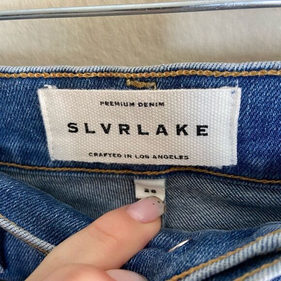 Slvrlake Beatnix Blue Skies Jeans High Rise Slim Size 26 - Picture 10 of 12